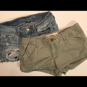 AE American Eagle Super Low Short Shorts
